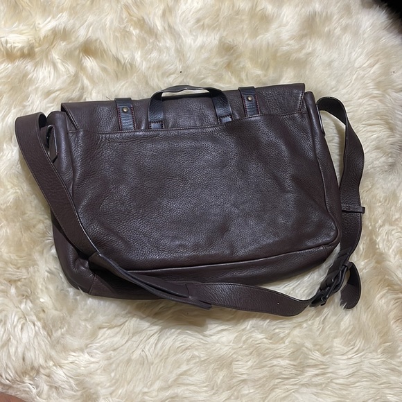 Trask Soft leather messenger bag - Picture 9 of 11